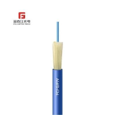 0.90mm Indoor Tight Buffer 4 Multi Core Single Mode Fiber Optic Cable GJFJV Cable