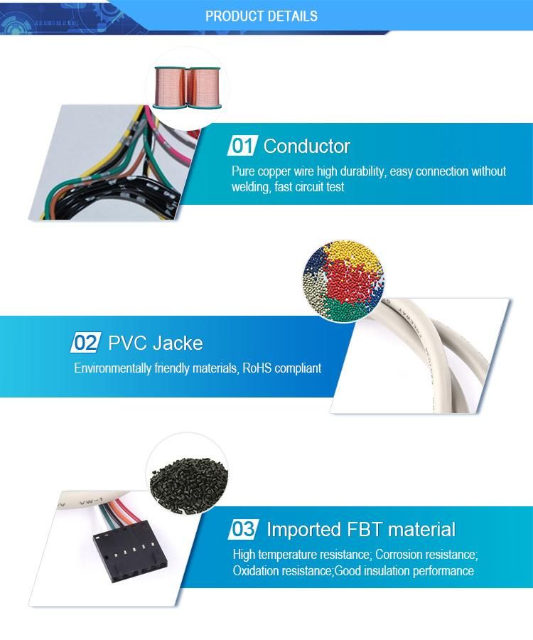 China Manufacturer Custom Auto Parts Cable Harness Auto Car Radio Wire Connector Industrial Medical ISO Wiring Harness