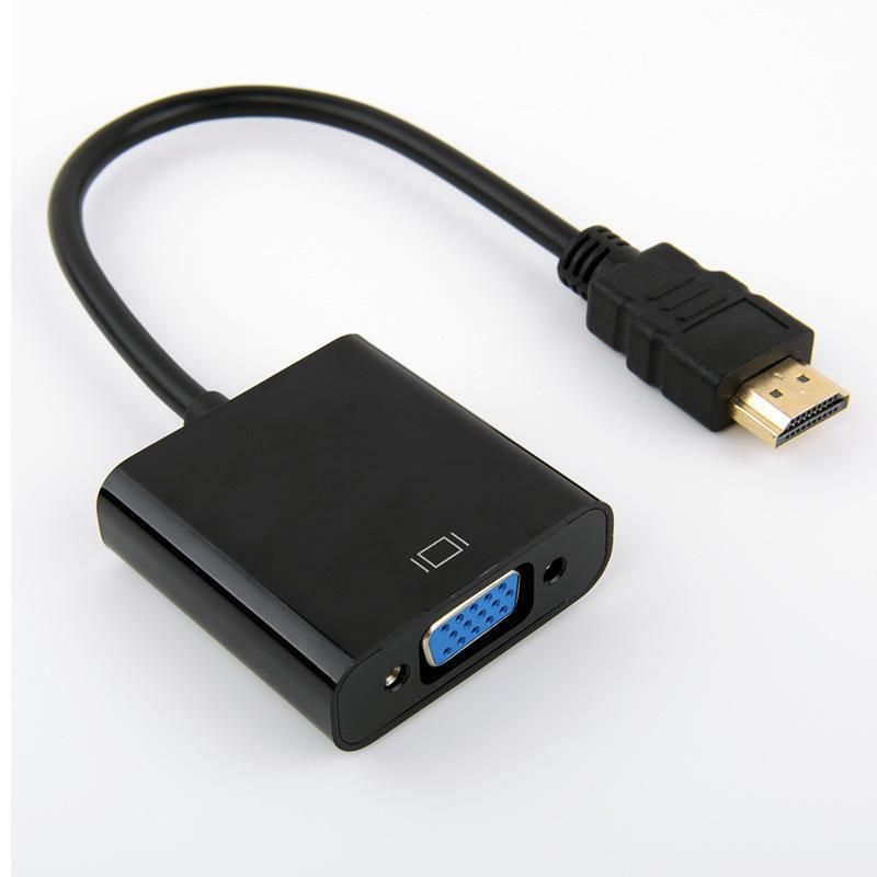 Wholesales Gold Plated 1080P HDMI Male to VGA Female Converter HDMI to VGA Adapter for Desktop Laptop Projector Monitor and HDTV