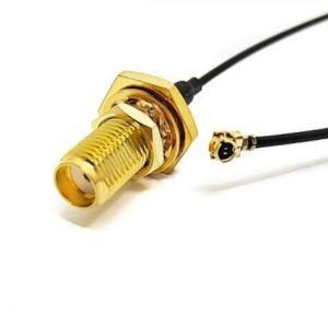 Custom SMA Female Bulkhead Jack to U. FL Ipex Rg178 RF Coaxial Connector Pigtail/Cable Assembly