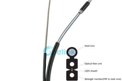OEM GJYXFCH Metal Strength Member Self-Supporting FTTH Drop Cable with Factory Price