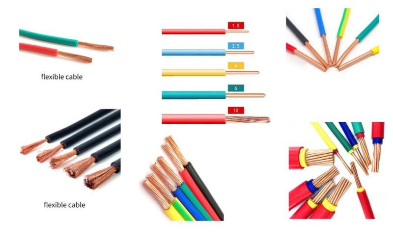 BVR PVC Insulated Non-sheathed Flexible Cable with Copper Conductor