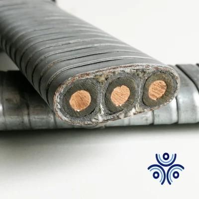 Electric Submersibles Esp Cable 2AWG 1AWG 5kv Power Cable