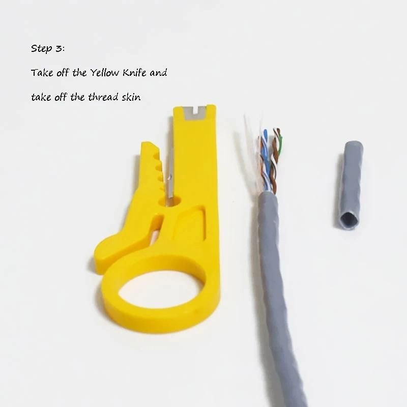 Portable Wire Stripper Knife Crimper Pliers Crimping Tool Cable Stripping Wire Cutter Cut Line Tool Cable Stripping Wire Cutter