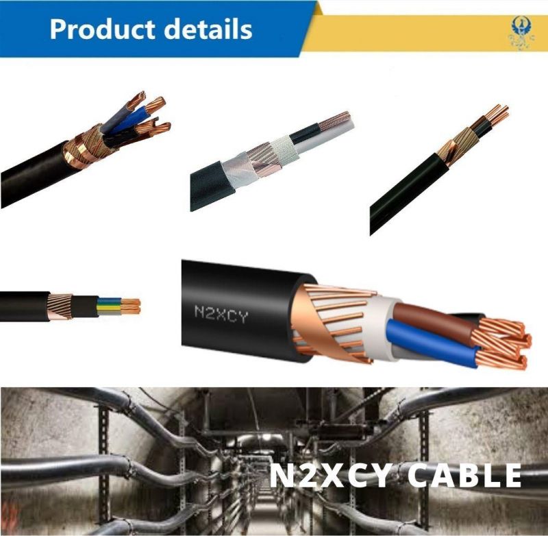 Low Voltage Cu/XLPE/Cws/CT/PVC N2xcy Yxc7V Concentration Power Cable
