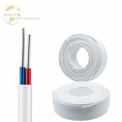 2.5-10mm Rated Voltage 300/500 Aluminium Core PVC Insulated PVC Sheathed Flat Cable