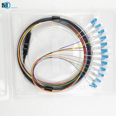 Communication Equipment LC/Upc Sm 12 Fibers Colored Cable Fiber Optic Pigtail