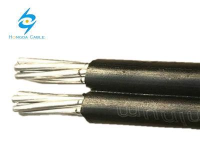 Twin Cable AAC/PVC 10mm2 16mm2 25mm2 PVC Covered Aluminum Cable