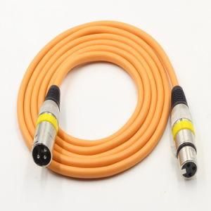 Colorful Zinc Alloy 3pin XLR Cable for Electric Guitar