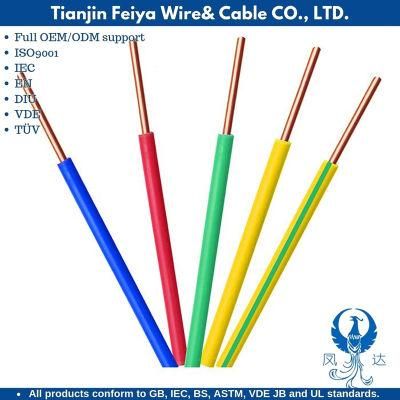 Nyy H07z-R 300/500V Flexible Single Core Multi-Core PVC Electric Hook up Electrical Wire Single Core Flexible Wire Aluminium Control Cable