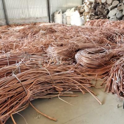 a Pile of Red Metal Copper Wire for Sale Factory Price