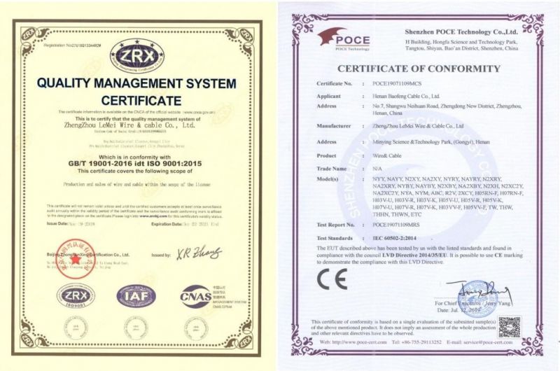 IEC Standard 160mm2 ACSR Bare Aluminum Conductor Overhead Cable