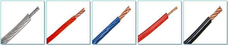 Black PVC Color Spt Wire Electirc Twin Flat Cable