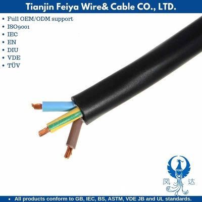 H05rr-F Rubber Sheathed Flexible Cable Copper Conductor Electric Handheld Devices Cable