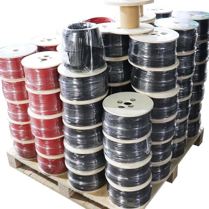 TUV Approved UV Resistant 25years Working Life 4mm Solar Cable