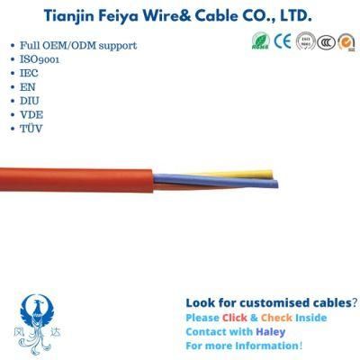 PVC Ho7rn-F H05ss-F Core Cable 180c High Temperature Wiring Harness Corrosion Resistant Silicone Flexible Wire