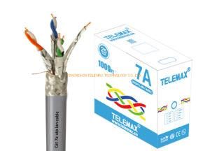 Fluke Test Pure Copper 4pr Twisted Ethernet Cable Cat7a Cat7 Cat8 SFTP Cable Bc Network Cable