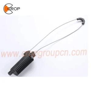 Optical Cable Accessories PA Plastic Dead End Cable Tension Clamp Anchor Clamp