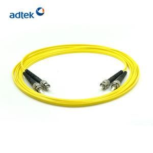 St/Upc-St/Upc Duplex 2.0mm 9/125 Singlemode 3m PVC Yellow Patch Lead