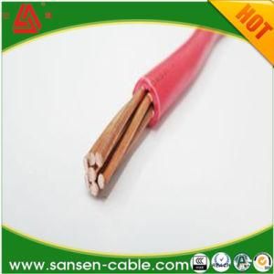 Made in China Solid Bare Copper Single Conductor, H05V2-U, Ce Certificated, Single Core Wire, 6 mm2 Power Cable