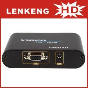 VGA and 3.5 Audio to HDMI Converter -Pass Through