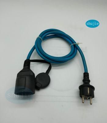220V-250V Blue Extension Cord