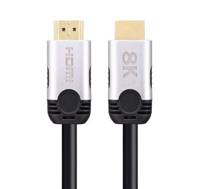 True 8K Certified Ultra High Speed 19pin 2.1 HDMI to HDMI Cable 1 m for Monitor with New Label