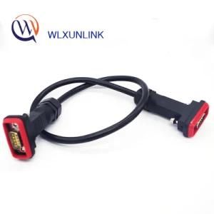 OEM dB9 Pin Connector VGA Plug Waterproof Cable Connector