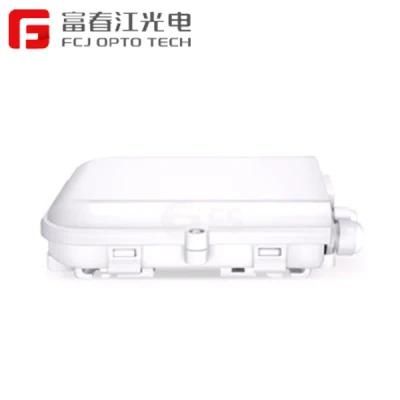 12 Ports Fiber Optic Termination Box with White Shell