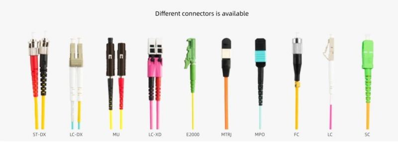 FTTH Optical Fiber MPO-MPO Om3 Om4 Multi-Mode Patch Cord