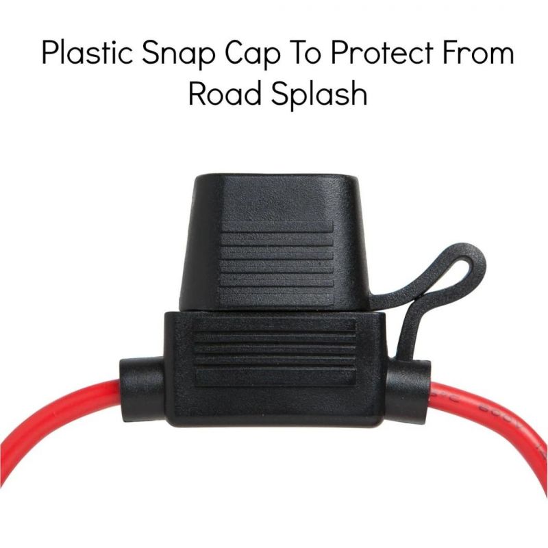 Inline Fuse Holders with Fuses -Includes Fuse for Cars Marine