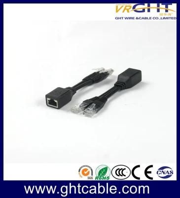 Poe 1 in 2 RJ45 Splitter CCTV Adapter