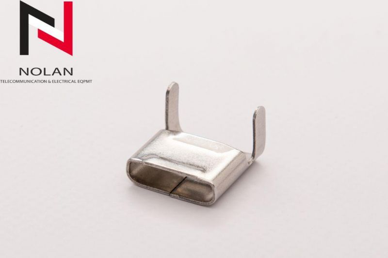 Electric Cable Clamp 201 Stainless Steel Buckles for Banding Strap Stainless Steel Buckles