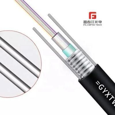 Outdoor Unitube Light-Armored Outdoor Aerial Single/Multi Mode G652D Fiber Optic Cable GYXTW