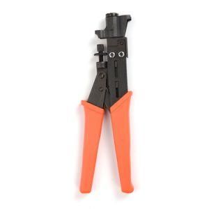 Rg59/RG6/Rg11/ F Connector Adjustable Crimping Plier Hand Tools