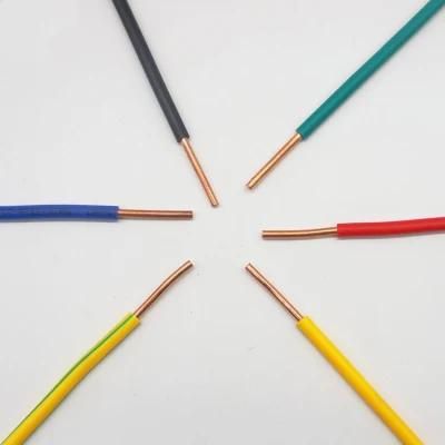 PVC Insulated 6mm 4mm 2.5mm 1.5mm Single Core Electric Wire