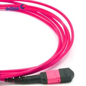 MTP-MTP Female to Female 12/24 Fibers PVC/LSZH Violet Trunk Cable