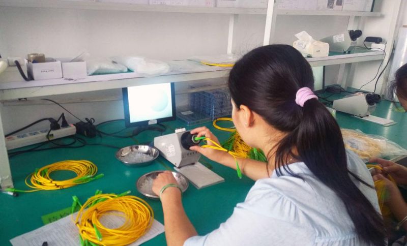 FTTH E2000/APC-E2000/APC Simplex Single Mode G657A or Customized Fiber Optic Patch Cord Fiber Jumper