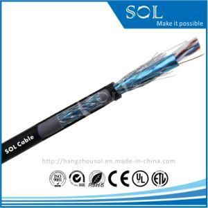 SFTP Double Shielded Double Jacket 4P Cat5e Computer Cable