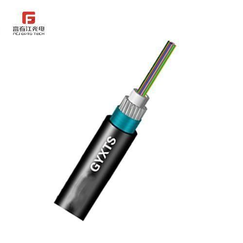 Fcj G652D Central Tube Optical Fiber Cable Steel Wires Armored Gyxts