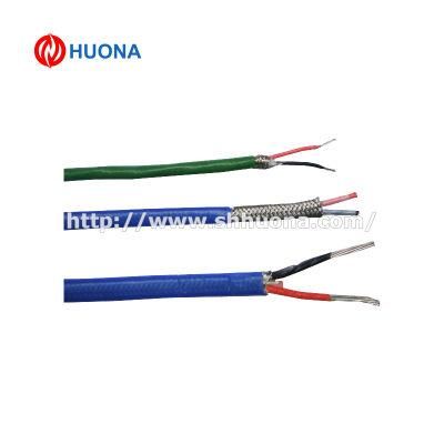 IEC Color Green and White K Type Extension Thermocouple Cable with FEP/ PTFE Insulation