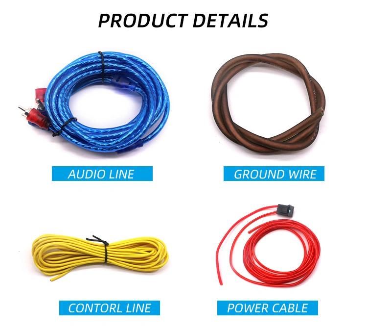 Car Audio Wire Wiring Amplifier Subwoofer Speaker Installation Kit Power Cable 10ga