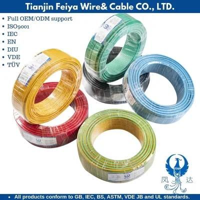 Nyy H07z-R 450/750V BVV Rvv PVC Insulated PVC Sheathed Copper Conductor Wire Multi-Core Flexible Electric Control Cable