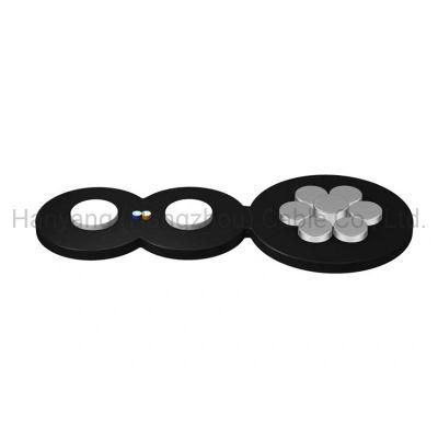 Fiber Optical Cable FTTH Self Supporting Bow Type Drop Cable 1 2 4core High Bandwidth FRP Strength Member
