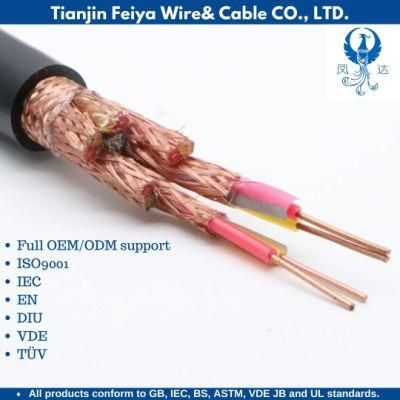 Djypvp Copper Core PE Insulated PVC Sheathed Woven General Shield Computer Control Electric Wire