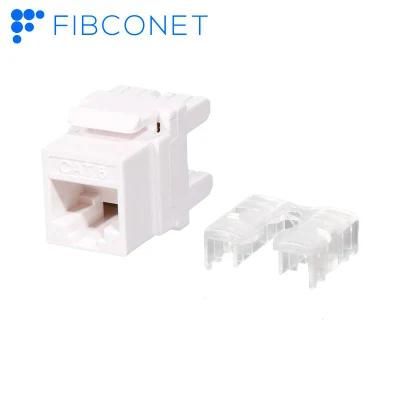 180 Degree UTP CAT6 Keystone Jack RJ45 Network Module