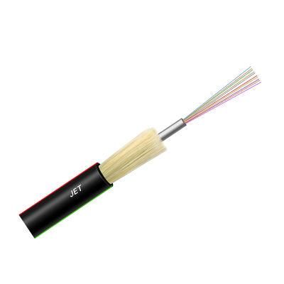 Indoor Outdoor Jet 4 8 12 Core Non-Metallic Mini Fiber Optic Cable