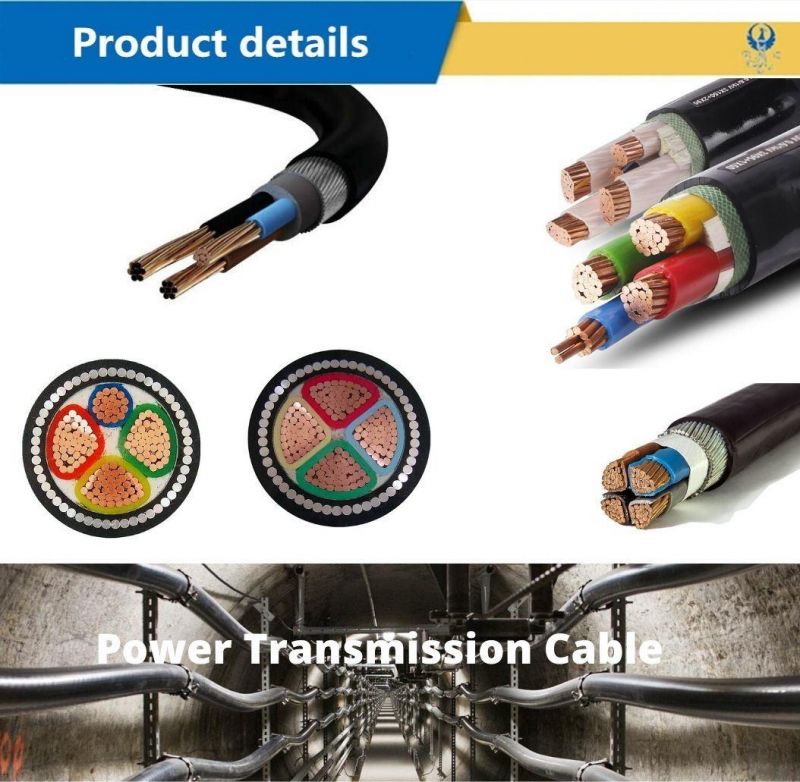 IEC60502 Copper Standard Nyy/Nayy/Na2xy/N2xy/N2xry Power Steel Wire Tape Armored Cable