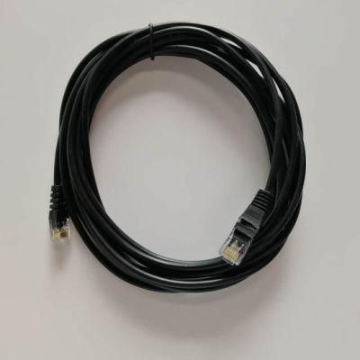 Black 4m CAT6 Ethernet LAN Cable with RJ45 Connector