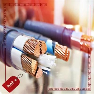Multi-Core, 4 Copper Core Power Cable for Wiring, OEM, XLPE/PVC/PE Insulated Electric Wire Cable